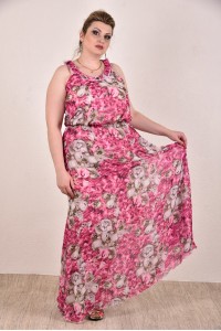Розовое платье 0284-2 - последний 56р