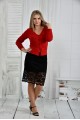 Красная блузка 0395-2