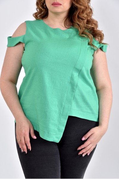 Зеленая блузка 0512-3