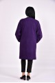 Фиолетовое оригинальное пальто | t0602-5