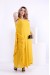(56) Желтое шифоновое платье | 0843-3