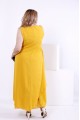 (56) Желтое шифоновое платье | 0843-3
