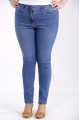 j050 | Синие простые джинсы по щиколотку