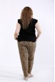 01197-3 | Комплект: штаны и блузка с принтом питон - последний 56р