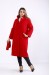t01268-1 | Стильное красное кашемировое пальто