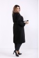 t01268-2 | Удобное элегантное черное пальто из кашемира