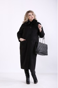 t01362-1 | Черное кашемировое пальто (разные версии)