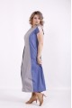 01539-3 | Серо-синее льняное платье