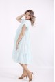 01559-2 | Легкое мятное платье с вышивкой