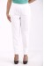 b090-3 | Удобные белые брюки на резинке