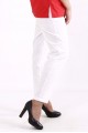 b090-3 | Удобные белые брюки на резинке