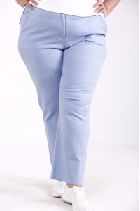 b094-1 | Голубые льняные брюки