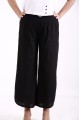 b099-2 | Черные брюки из льна
