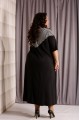 01917-1 | Черное платье с полосками