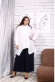 01990-1 | Комплект: белая блузка и синяя накидка
