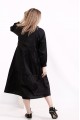 02126-1 | Черное свободное платье